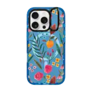 iPhone 16 Pro Impact Ring Stand Case MagSafe Compatible Fresh Floral