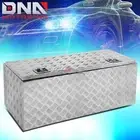 42"X 18"X 17"CHROME ALUMINUM PICKUP TRUCK TRUNK BED CAMPER TOOL BOX STORAGE+LOCK