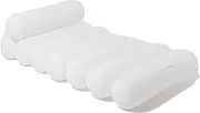 Sunnylife Luxe Tube Lilo Le Weekend - White