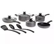 Simply Essential Nonstick Aluminum 12-Piece Cookware Set-new-