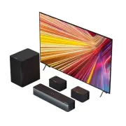 5.1 Virtual Surround Sound Bar, 320W Peak Power, Surround Sound System Home