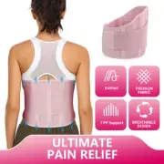 Back Support Lower Back Brace Lumbar Support Belt Sciatica Pain Relief Man Woman