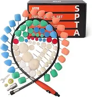 Detail Polishing Sponge SPTA Mini Detail Polishing Sponge Polishing Pad Sponge Set and Polishing Fur Polishing Set Polishing Plate Kit for Drill Polishing Machine Grinding Machine Multifunctional Tool
