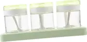 SHOWERORO 1 Set Condiment Holder Airtight Moisture Spice Box for Sugar Minimalist Kitchen Storage