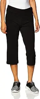 [Danskin] Womens 3246 Sleek Fit Crop Pant W/Comfort Waistband Casual Pants