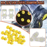 Ice Snow Traction Cleats Mountaineering Climbing Crampons Hiking Spikes New