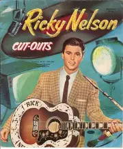 VINTAGE UNCUT 1959 RICKY NELSON PAPER DOLLS ~WHITMAN~ORG SZ~LASER REPRODUCTION