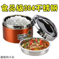 在飛比找蝦皮購物優惠-小屋 【便當盒】304 蘋果型保溫飯盒便當盒單層學生食堂保溫