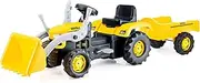 Tonka Kids Ride On Tractor with Trailer