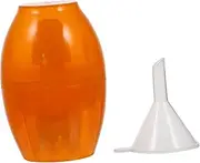 MUSISALY 1 Set Applicator Dying Hair Bottle Empty Bottle for Dying Hair Orange