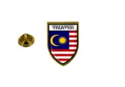 pins pin's flag national badge backpack hat shield world malaysia