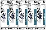 Zebra Pen F-Series Stainless Steel Ballpoint Refill, 10-Pack Blue Ink, 0.7mm Fine Point, Smooth Writing, Long-Lasting Ink Flow (50071)