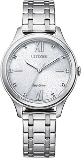 [CITIZEN] Women's Analogue Eco-Drive Watch with a Stainless Steel Band
