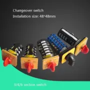 Milling Machine Switch Forward Reverse Two-Speed 3/4/6 Section Mill Switch