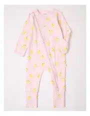 [Sprout] Essential Chicks Coverall in Dusty Pink