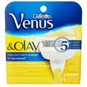 Gillette Venus Olay Women's Razor Blade Refills 4 Count