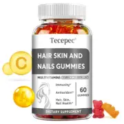 Hair Skin &Nails Gummies,Promotes Nails, Hair & Skin Health,Boost Immunity