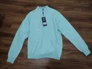 Head Golf Quarter Zip Sweater Jacket Mint Color Size L NWT