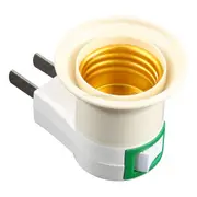 E27 Socket Type Light Holder Base Lamp Holder Converter with Switch