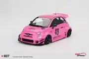 2024 Fiat Abarth 595 LB-Works x Abas Works 1/18 pink by TSM Top Speed TS0607