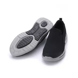 SKECHERS GOWALK ARCH FIT 套式運動健走鞋 黑 216260BKGY 男鞋