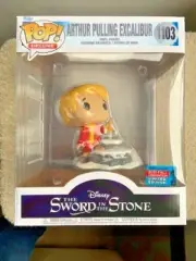 Arthur Pulling Excalibur NYCC 1103 Deluxe Funko Pop Vinyl New in Box