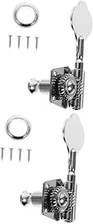 BESTonZON 2 Sets Bass Tuner Machine Head Tuning Pegs Guitar Bass Tuner Screws (left Pack of 6)