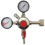 Fermentap CO2 Regulator Dual Guage 30psi Kegerator Keg Homebrew Beer Wine cider