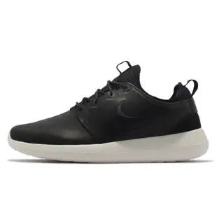 Nike 休閒鞋 NikeLAB Roshe Two 男鞋 Leather PRM 皮革 流行 球鞋 黑 876521001