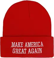 [LYDTICK] Trump 2024 Beanie Hats MAGA Hat Make America Great Again Winter Knit Hats for Men Women