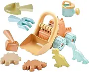 Milisten 9pcs Set Sand Castle Set Safe Beach Molds Shovel Rake Watering Can Creative Accessories for Imaginative Fun