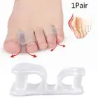 1 Pair Silicone Toe Separator Spreader Correction Pain Relief Hallux Val SFG