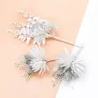 Artificial Pine Branch Fake Plants Handcraft Accessories Christmas Decorations
