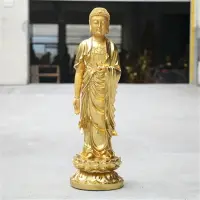 在飛比找樂天市場購物網優惠-供奉寺廟全金站阿彌陀佛像站如來藥師佛像家用佛祖神像釋迦摩尼佛