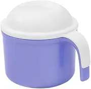 EXCEART Denture Case Denture Cup with Strainer Portable Denture Bath Box False Teeth Case for Retainers Dentures