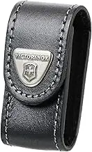 Victorinox Leather Belt Pouch for Swiss Army Pocket Knife, Black