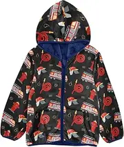 [Caihoyu] Boys Winter Coats Sherpa Lined Girls Zip Up Hoodie Toddler Boys Jackets