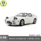 1/18 Mazda Savanna RX-7 RX 7 FC3S Whelart White Diecast Model Toy Car Gifts