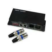 DC12V~24V LED RGBW DMX 512 Controller Decoder Dimmer 4 Channel 8A Stripe Light A