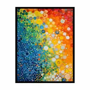 Colorful Beach Framed Print Fine Art Poster Print