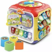 VTech Sort and Discover Activity Cube, 9+ Months, 5 Interactive Sides