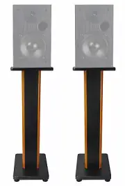 Pair 28" 2-Tone Speaker Stands For MTX MONITOR5I Bookshelf Speakers