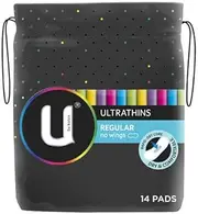 3 PACK OF Kotex U Regular Non-Wing Ultrathins 14 Pack