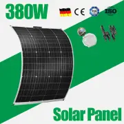 380W Flexible Solar Panel Mono Cells 12V RV Caravan Boat Camping Charging Power