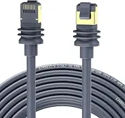 BEZOKABEL Starlink Cable Gen3 Standard V3 Cable for Starlink 50FT Waterproof Ethernet Cable Gen 3 - Gray