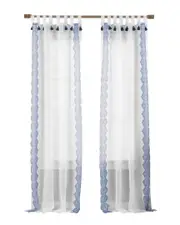 Elrene Shilo Boho Sheer Tab Top Curtain