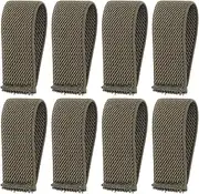 BESPORTBLE Belt Anchor Webbing Hanging Elastic Belt Men Band Belts Rack Cable Keychain Lanyard Bungees Utility Belt Bra Strap Holders for Wire Hooks Straps Keeper Fitted Ties Nylon Khaki