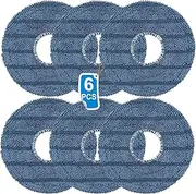 YUENGJGI 6-Pack Replacement Mop Pads for Eufy Omni C20 Robot Vacuum – Washable & Reusable Cleaning Pads