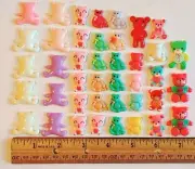 Flatback Embellishments - Assorted Bears - 41 Pieces