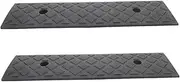 HEALEEP 2pcs Car Ramp Portable Lightweight Heavy Duty Loading Ramp for Wheelchair Motorcycle and Dog Antislip Surface for Safe Indoor and Outdoor Use